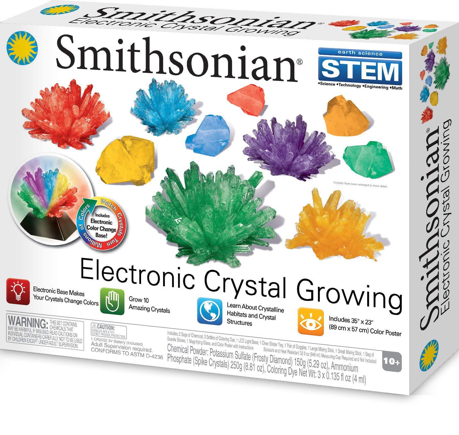 Kit de Crecimiento Electrónico de Cristales para Niños - Proyecto STEM Infantil