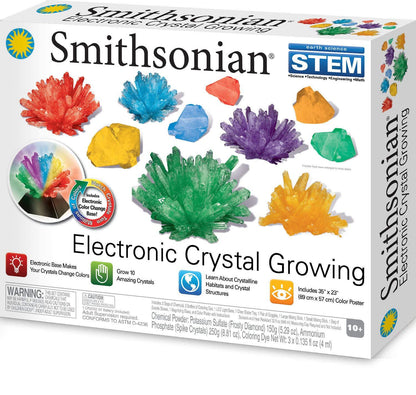 Kit de Crecimiento Electrónico de Cristales para Niños - Proyecto STEM Infantil