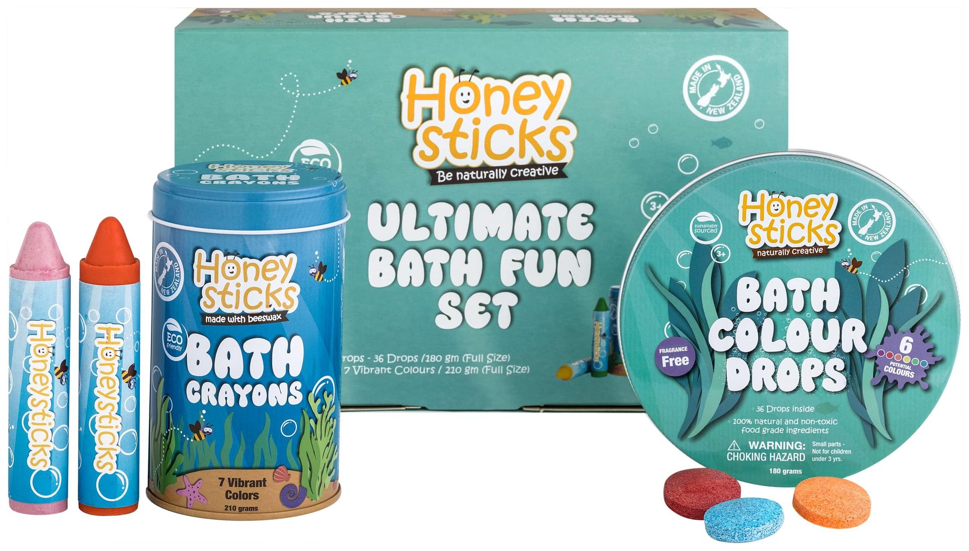 SET DE BAÑO HONEYSTICKS - singular4kids