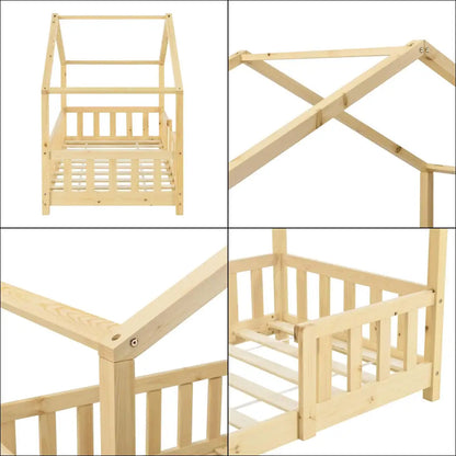 CAMA MADERA PINO - singular4kids