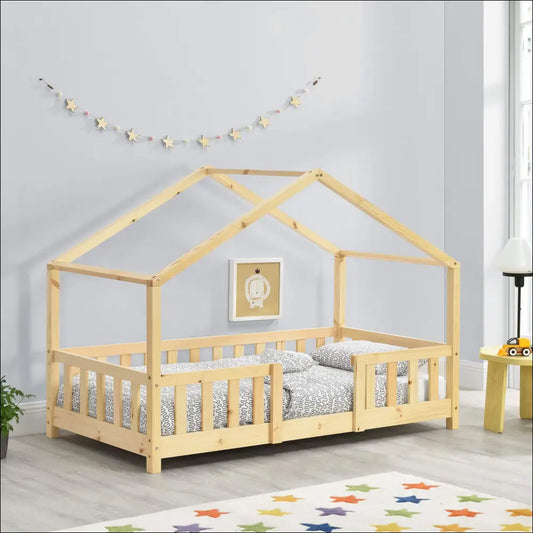 CAMA MADERA PINO - singular4kids