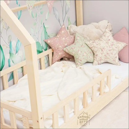 CAMA MADERA NATURAL - singular4kids