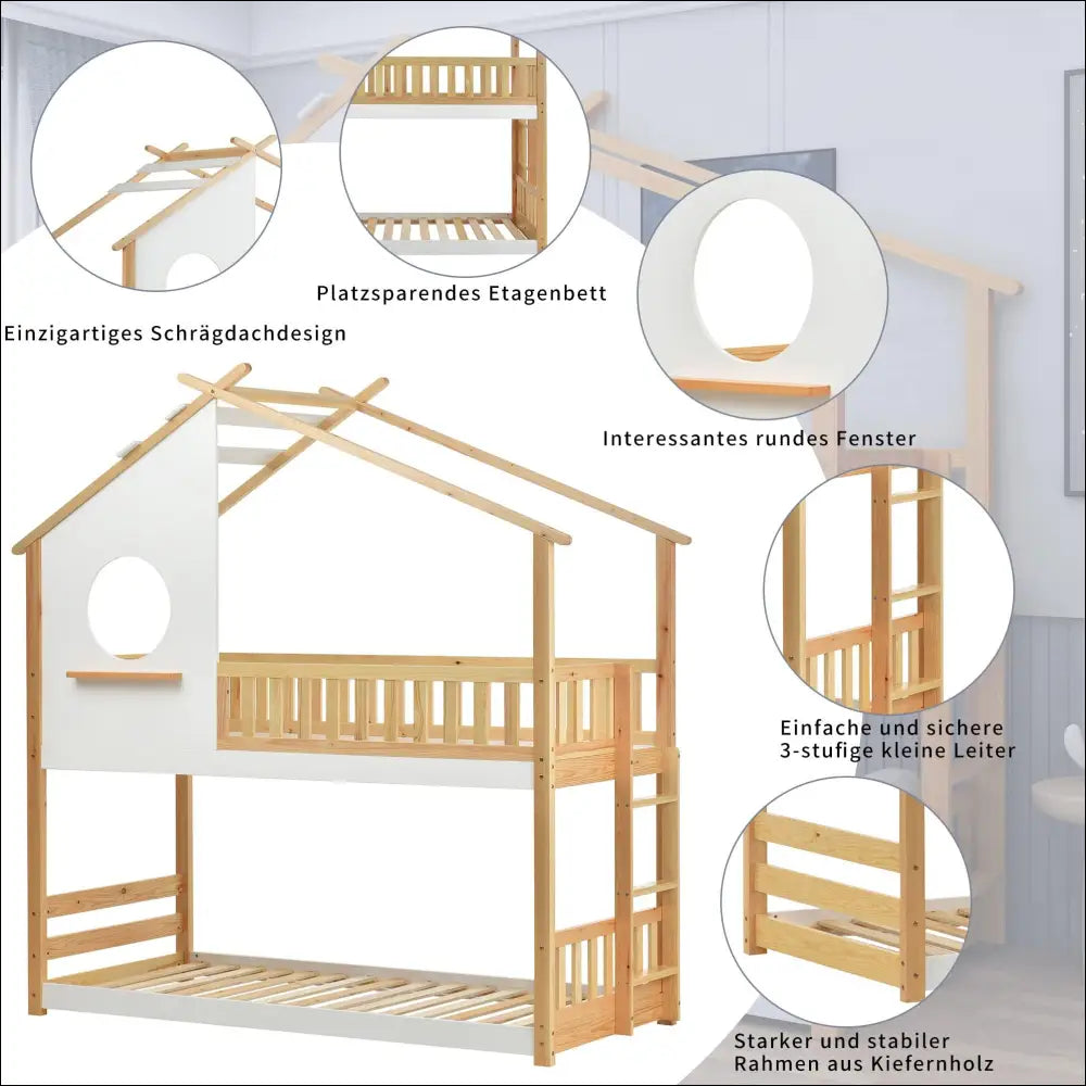 LITERA CON ESCALERA Y PROTECCIÓN ANTICAIDA - singular4kids