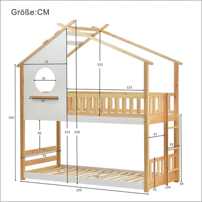 LITERA CON ESCALERA Y PROTECCIÓN ANTICAIDA - singular4kids