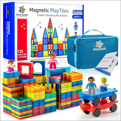 Set Magnetfliesen de Construcción Magnética para Juego Infantil STEM