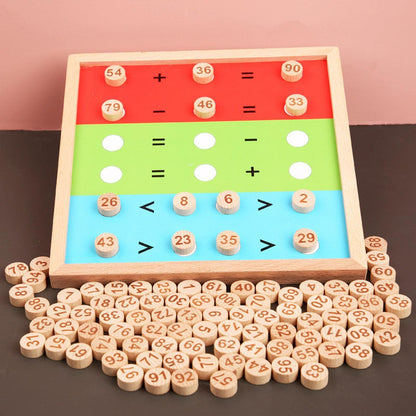 Set de 10 Tableros Montessori de Madera para Contar del 1 al 100